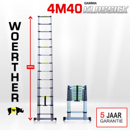 Telescoppladder 4m40 gamma...