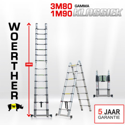 Telescopische trapladder...