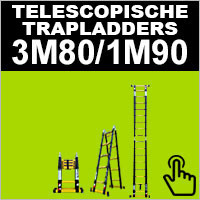 Telescopische trapladders 3m80