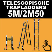Telescopische trapladders 5m