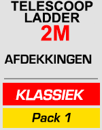 telescopische ladder 2m met gereedschapstas