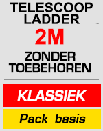 telescopische ladder 2m