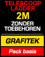 Telescopische ladder 2m Grafitek
