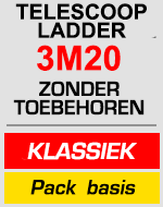 telescopische ladder 3m20