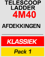 telescopische ladder 4m40 met gereedschapstas